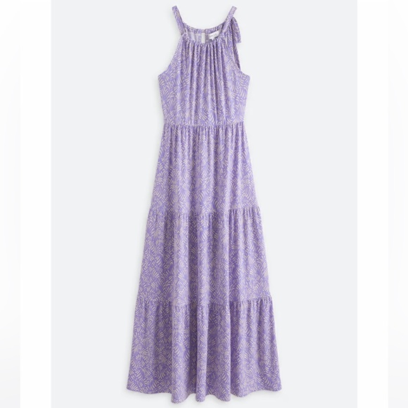 Gilli | Dresses | Whitney Knit Tiered Keyhole Back Maxi Dress In Lavender |  Poshmark